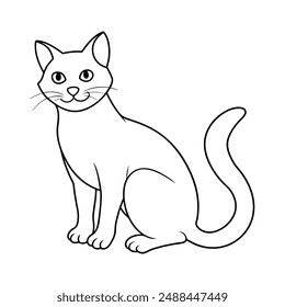 Draw vector illustration character design collection outline style