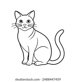 Draw vector illustration character design collection outline style