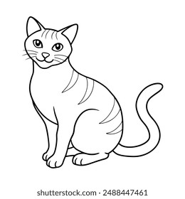 Draw vector illustration character design collection outline style