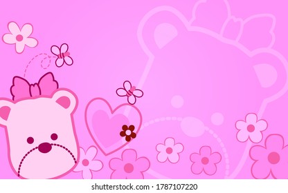 Draw vector illustration Used for teenage surface designs, printed fabrics, cards, fashion clothes for children, baby showers,