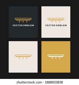 Drawer  abstract logo  vector design template