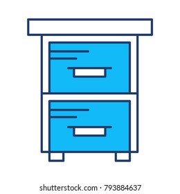 drawer cabinet interior