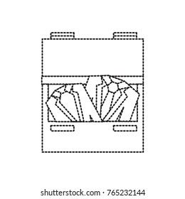 drawer with elegant suits icon