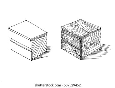 drawer furniture in doodle design