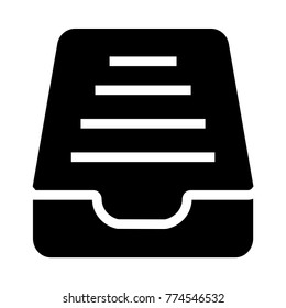  drawer Glyph icon