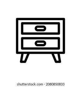 drawer icon illustration vector graphic