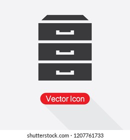 Drawer Icon Vector Illustration Eps10