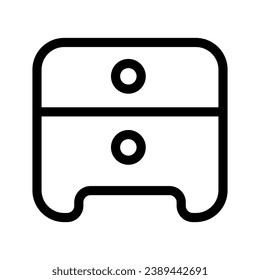 Drawer Icon Vector Symbol Design Illustration
