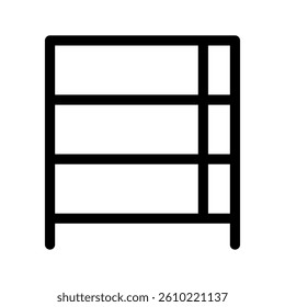 Drawer Icon Vector Symbol Design Illustration