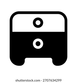 Ilustração de design de símbolo de vetor de ícone de gaveta