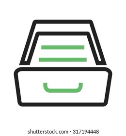Drawer, open, wood icon vector image. Can also be used for business, finance and accounts. Suitable for web apps, mobile apps and print media.