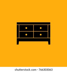 Drawer Vector Icon 
