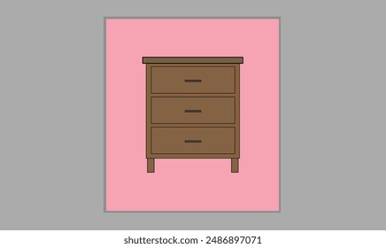 Drawer vector illustration design collection for use.