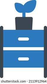 Drawer Vector illustration on a transparent background.Premium quality symmbols.Glyphs vector icon for concept and graphic design.