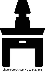 Drawer Vector illustration on a transparent background.Premium quality symmbols.Glyphs vector icon for concept and graphic design.