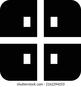 ilustración del vector del cajón sobre un fondo transparente. Símbolos de calidad superior. Iconos vectoriales de glifos para diseño de conceptos y gráficos.