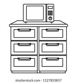 drawer wooden with utensils