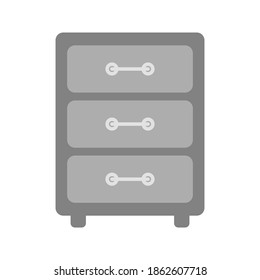 Drawers icon. Dresser icon. archive sign.  vector illustration