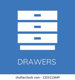  Drawers icon. Editable  Drawers icon for web or mobile.