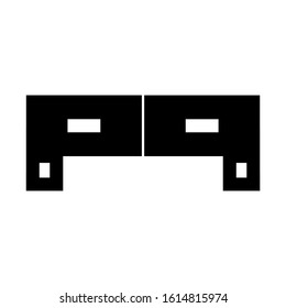 drawers icon isolated sign symbol vector illustration - high quality black style vector icons
