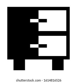 drawers icon isolated sign symbol vector illustration - high quality black style vector icons
