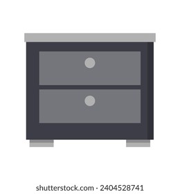 Drawers illustrated on white background