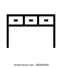 Drawers Table 