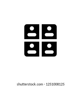 drawers vector icon. drawers sign on white background. drawers icon for web and app