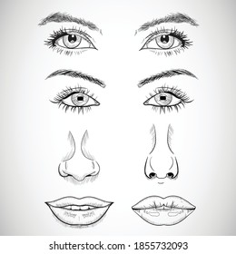 drawig and sketch eye set