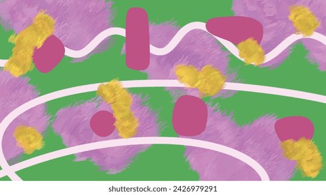 Drawing Abstract Background texture .Colorful Vector Set