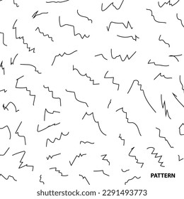 drawing abstract line black white pattern 
