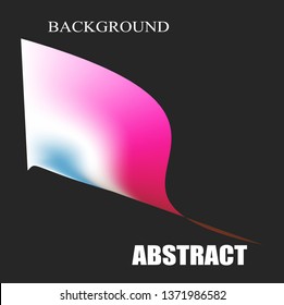 Drawing abstraction, multi-colored, color, pink, blue light, background dark, black.