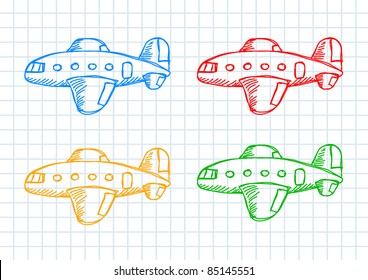 Drawing of aircraft