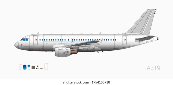 Drawing Of The Aircraft Outside And Some Details