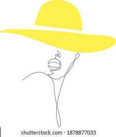 Dessin Femme Chapeau Images Photos Et Images Vectorielles De Stock Shutterstock