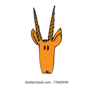 Drawing of an antelope