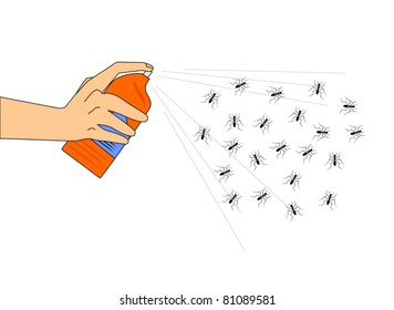 Drawing of ants being annihilated