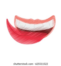 drawing april fools mouth tongue