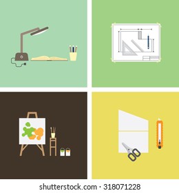 drawing and art icons