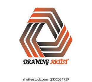 Drawing Artist Logo Design By Adobe illustrator