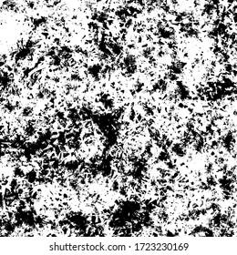 Drawing, background illustration or texture. Vector in EPS 8 format. Stains. Black and white