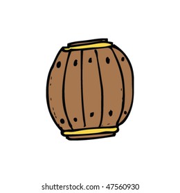 drawing of a barrel