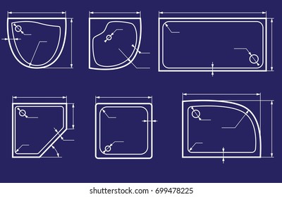 Drawing of a bathroom