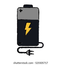drawing battery charge alkaline lighting cable plug