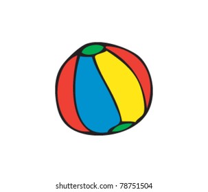 Drawing Of An Beachball