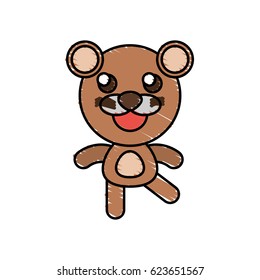 drawing bear animal character