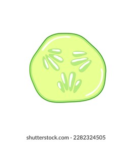 drawing of a beautiful cucumber