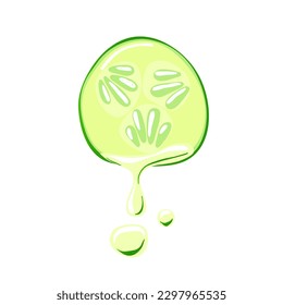 drawing of a beautiful cucumber