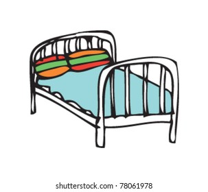 Bed Drawing Images, Stock Photos & Vectors | Shutterstock