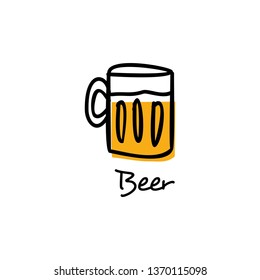 Drawing a beer mug